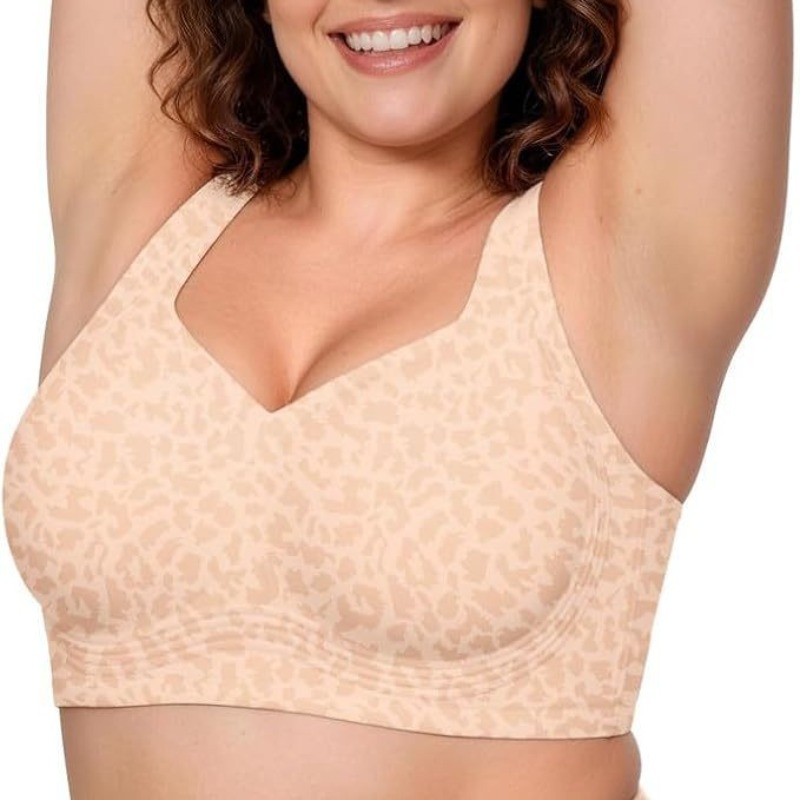 Leopard Jelly Bras No Underwir - огляд і ціна Minimizer Bra Women