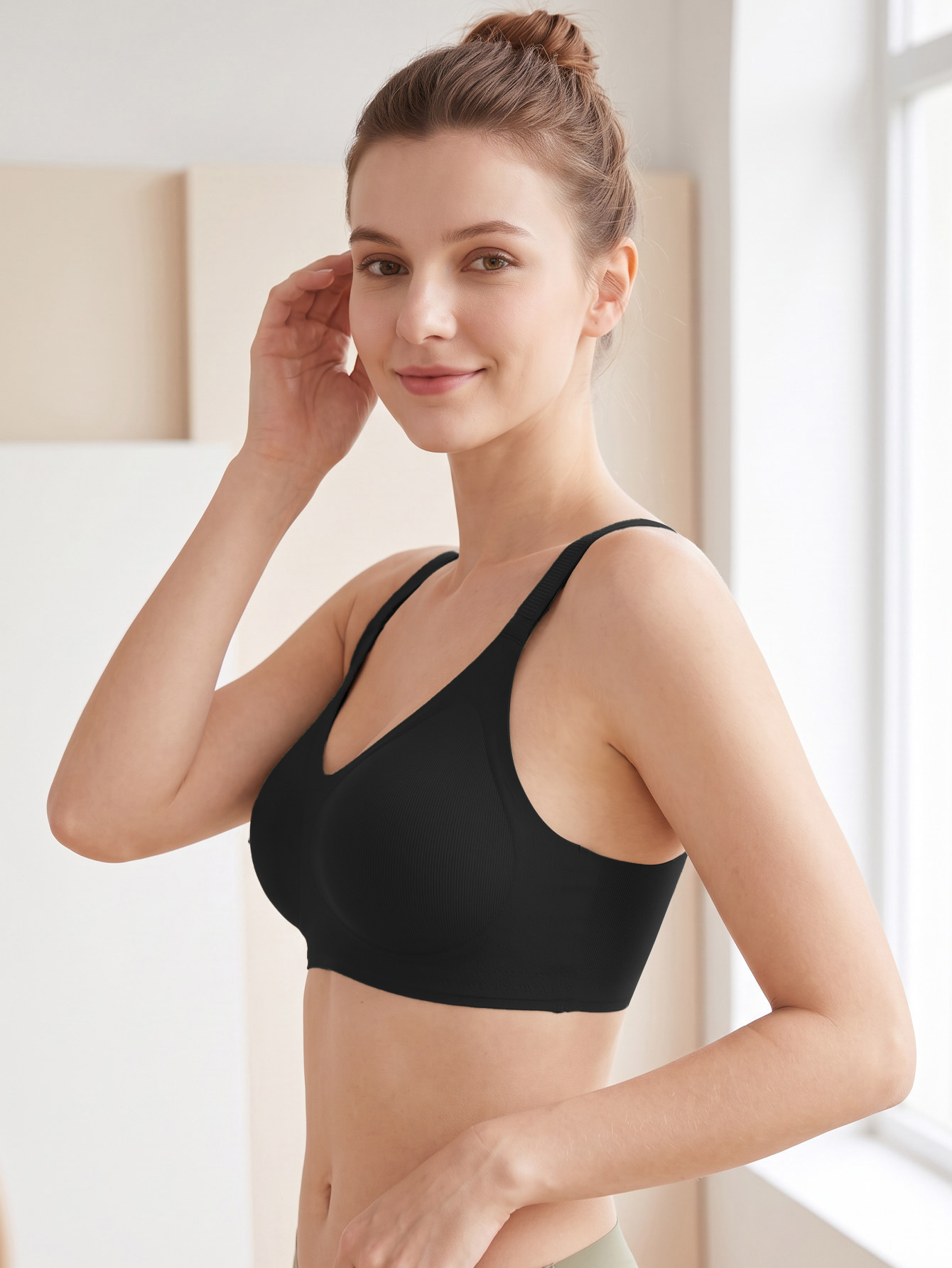 3PCS Set Women Seamless Knit W - огляд і ціна Wirefree Bra Comfort