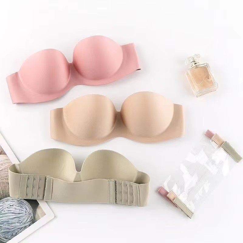 Women's Sexy Strapless Push-Up - огляд і ціна Cotton Bra Everyday